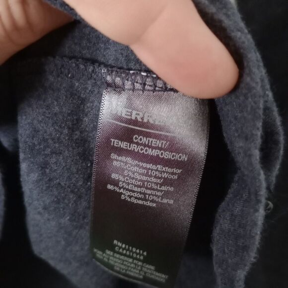 Merrell Women's Small Pullover 1/4 Snap Blue Gray Outdoor Hiking Activewear - Picture 5 of 6